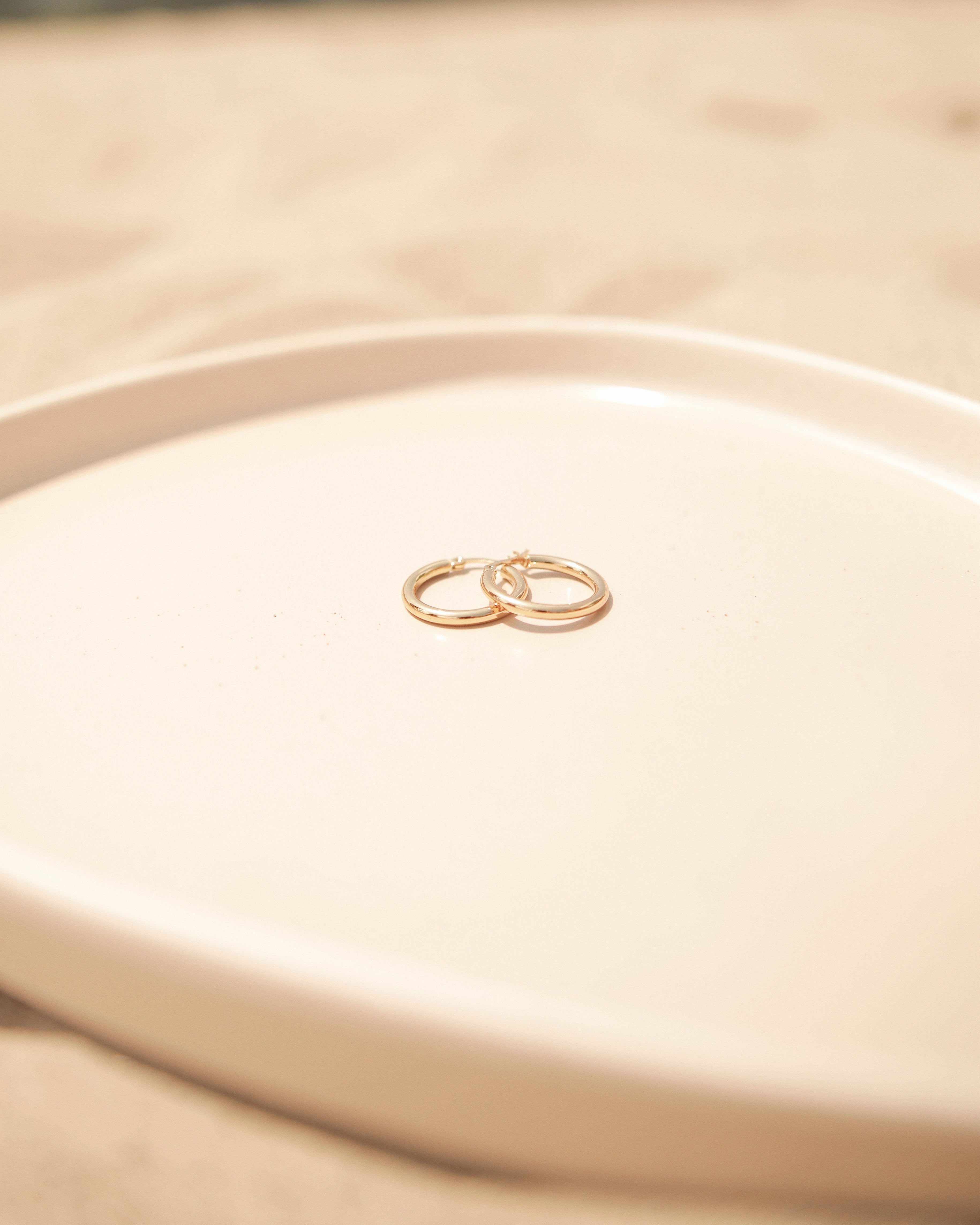 Small Essence Hoops Rings