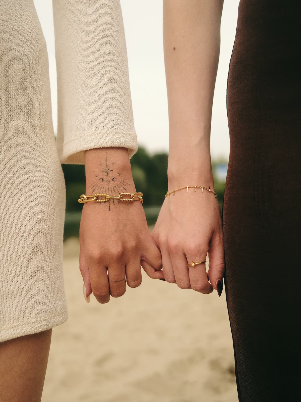 paperclip bracelet Gold
