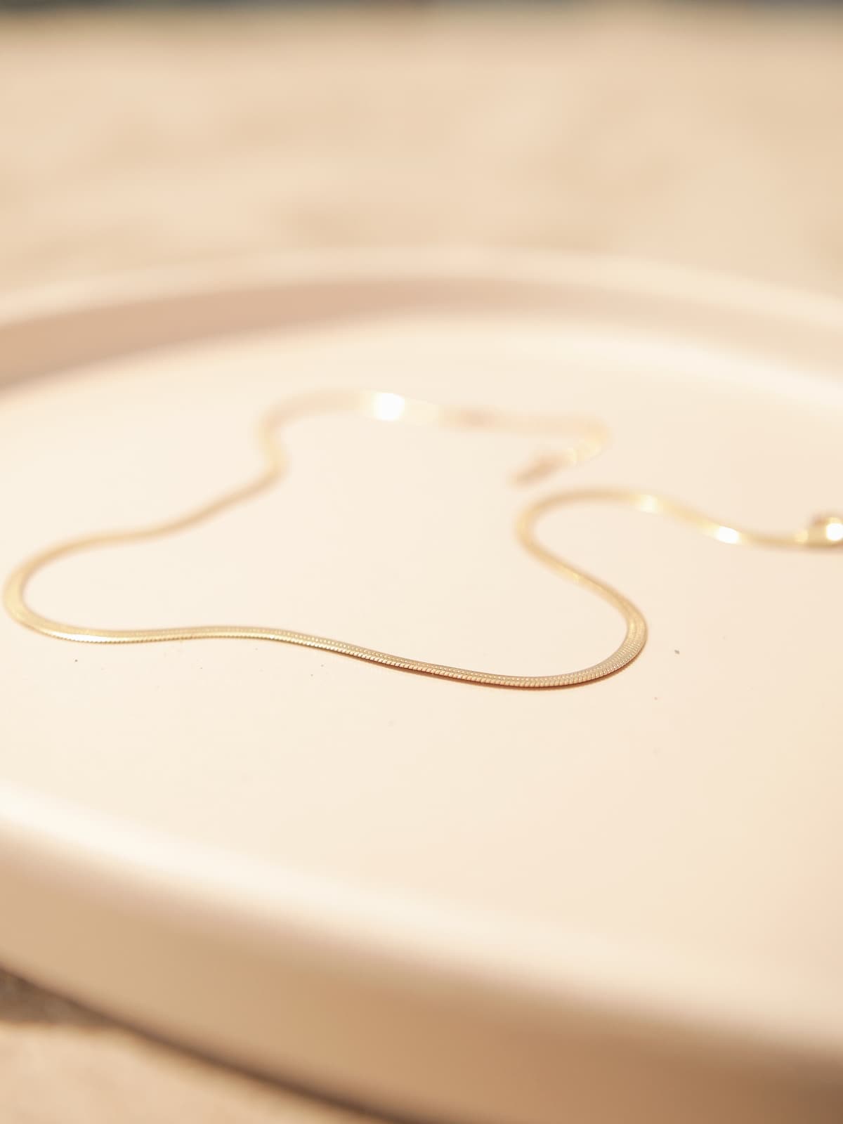 Women's gold Desert Snake Necklace